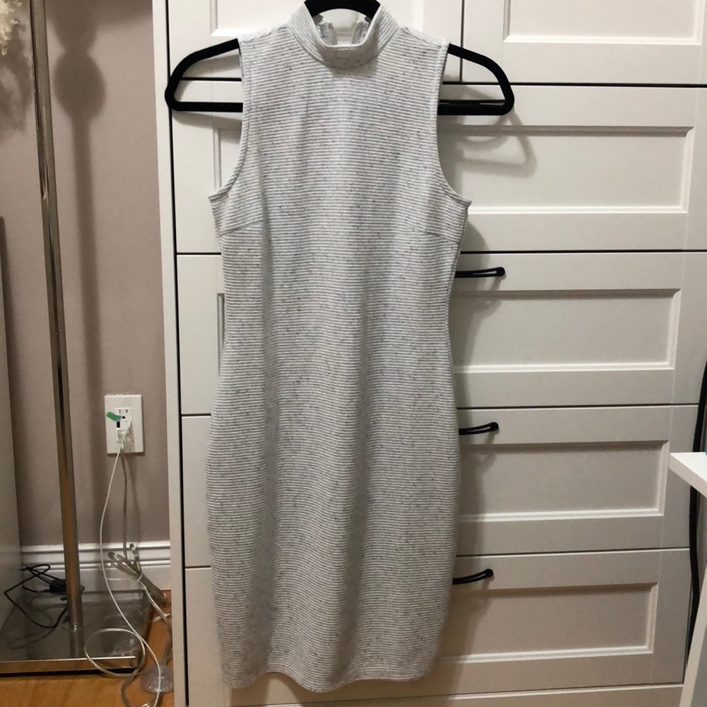 CASUAL HERRINGBONE DRESS